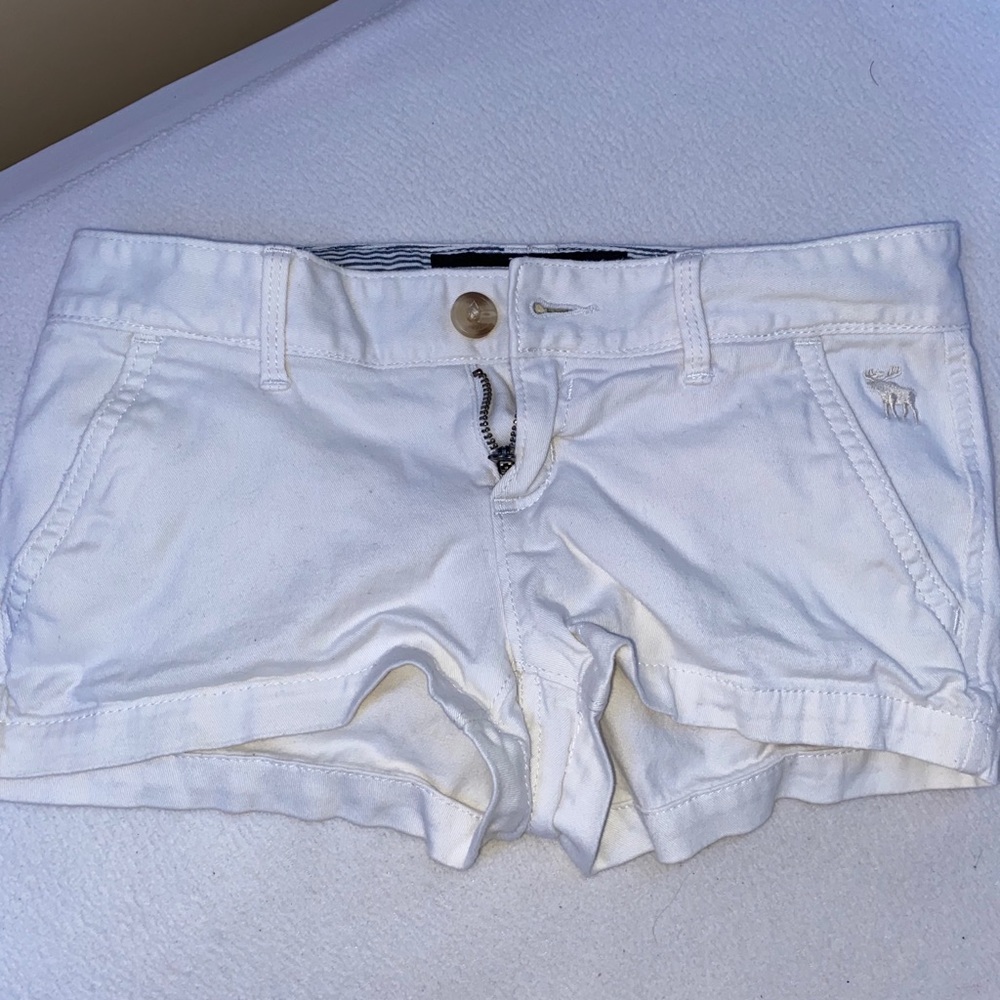Abercrombie white shorts